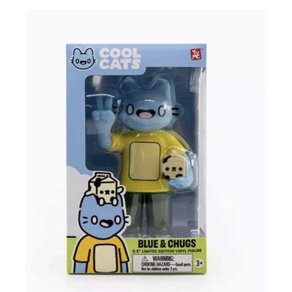 Cool Cats Blue & Chugs Vinyl Figure 6.5' Macy's Thanksgiving Day‎ Parade NEW